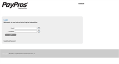 Desktop Screenshot of businessview.paygateway.com